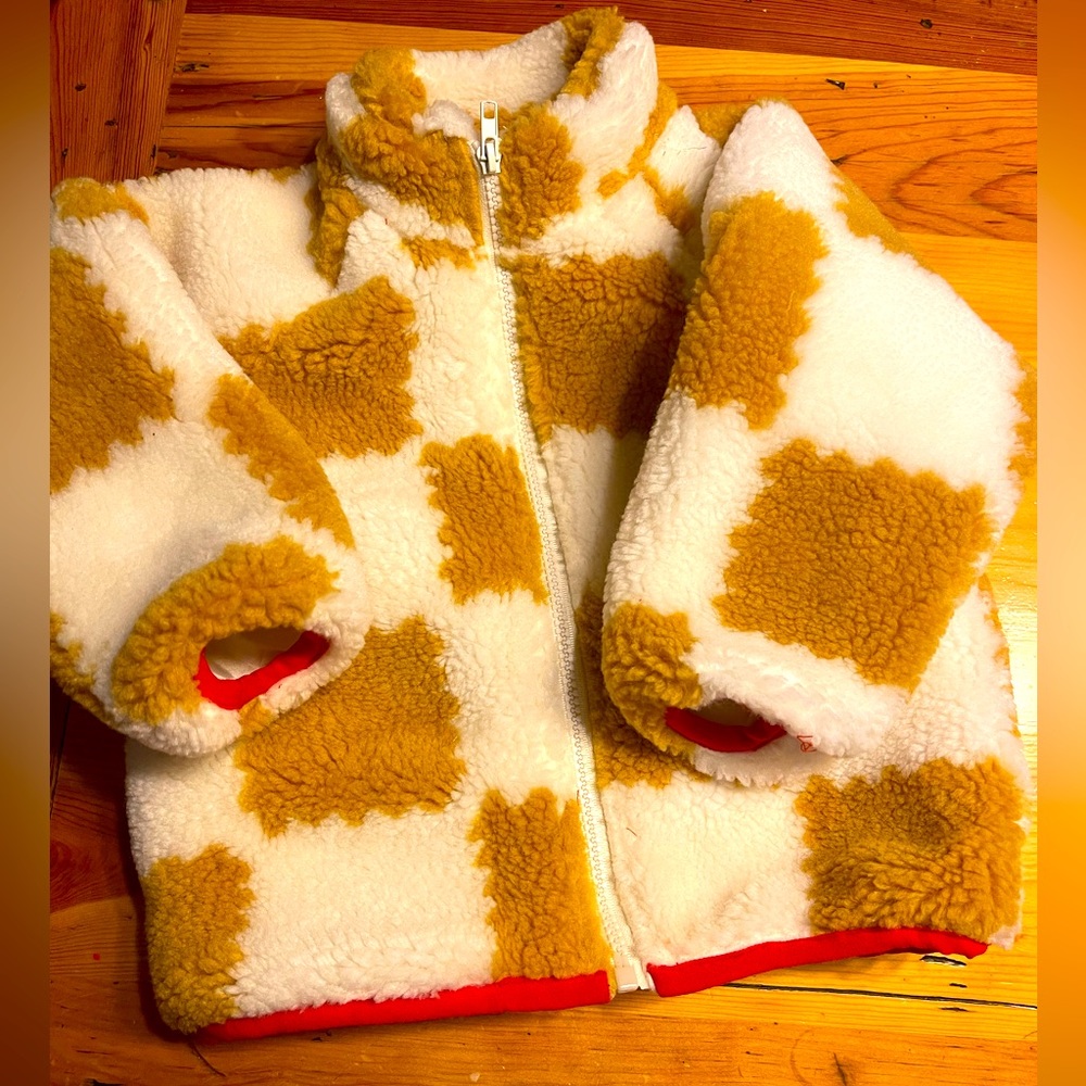 Sherpa kids zip up